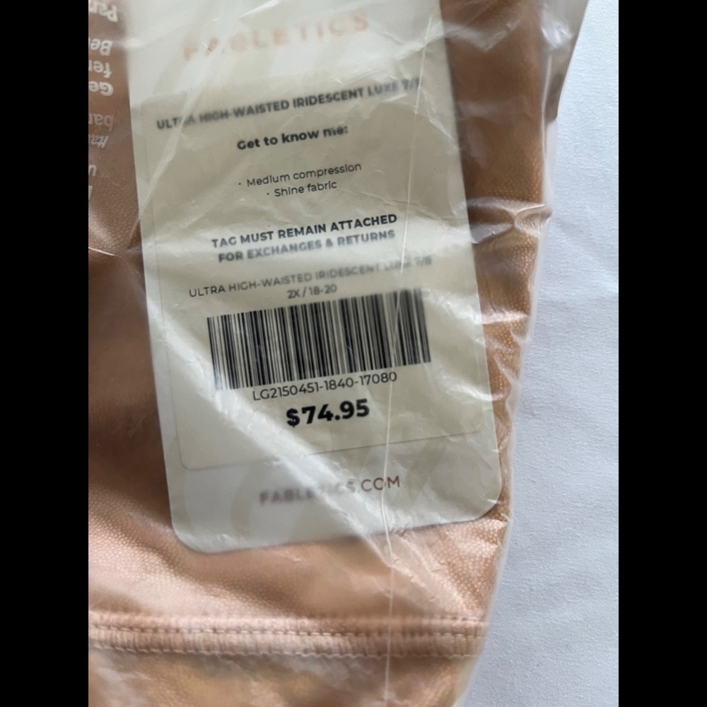 PureLuxe Ultra HW Iridescent 7/8 Legging - Picture 7 of 10